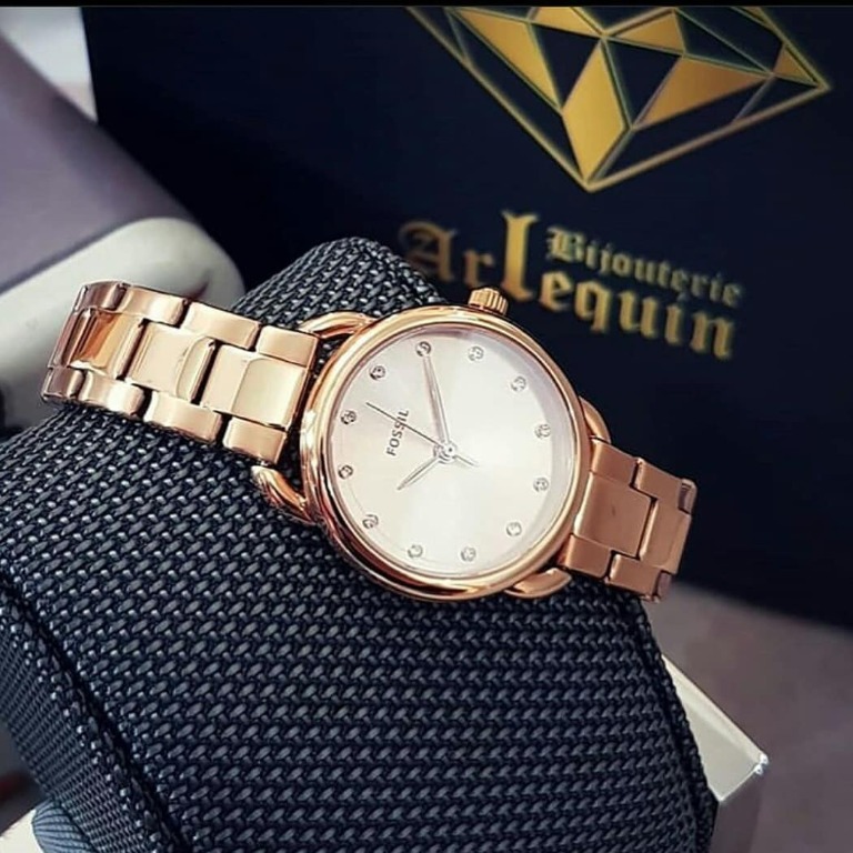 FOSSIL ES4497 Rose Gold Bracelet Watch Women s Fashion Watches Accessories Watches on Carousell