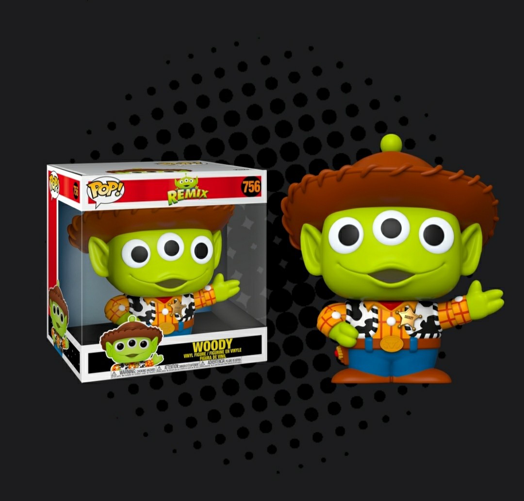 Funko Pop Disney Pixar Alien Remix 10 Woody Toys Games Bricks Figurines On Carousell