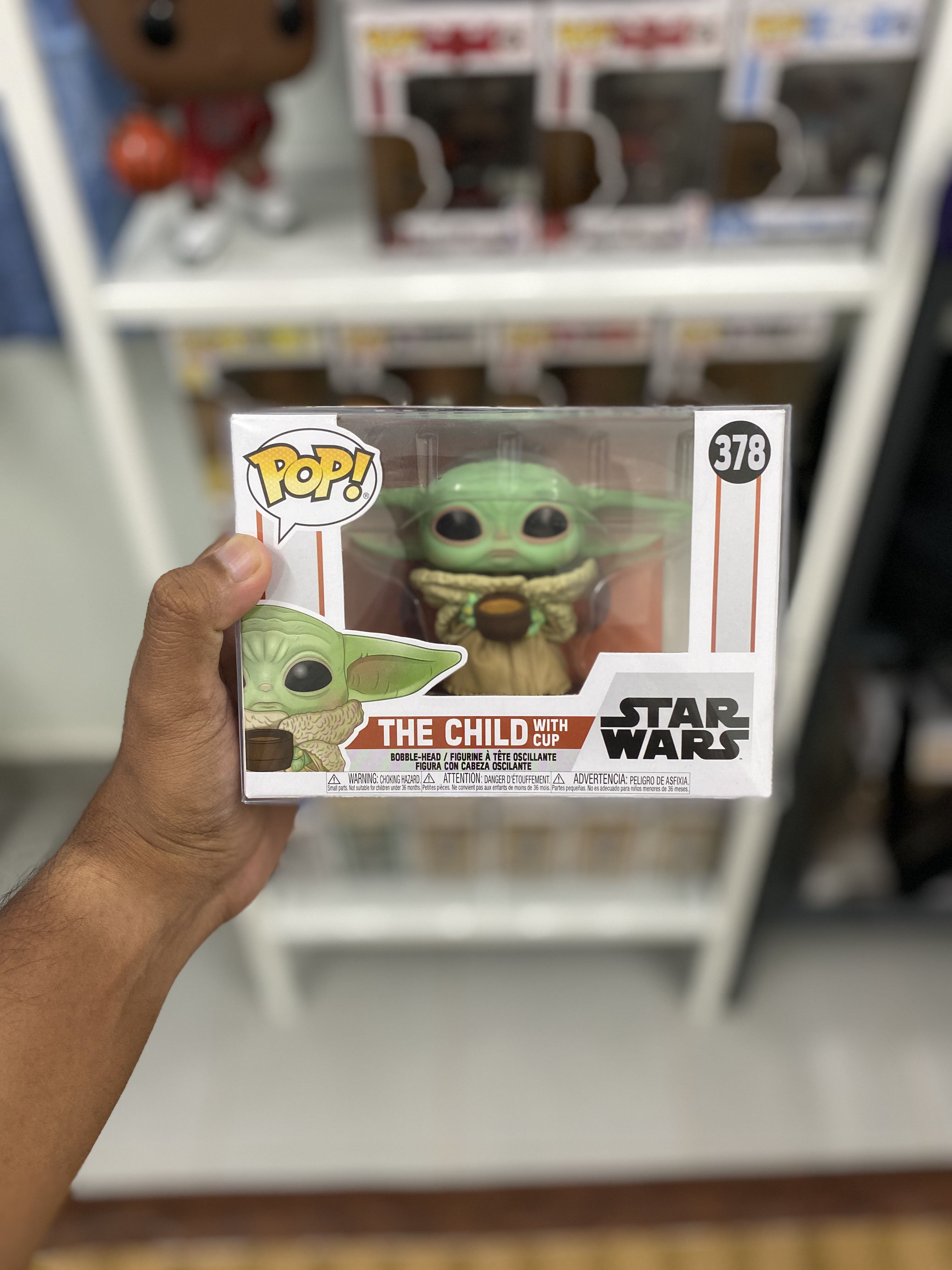 Funko Pop The Child with cup #378 