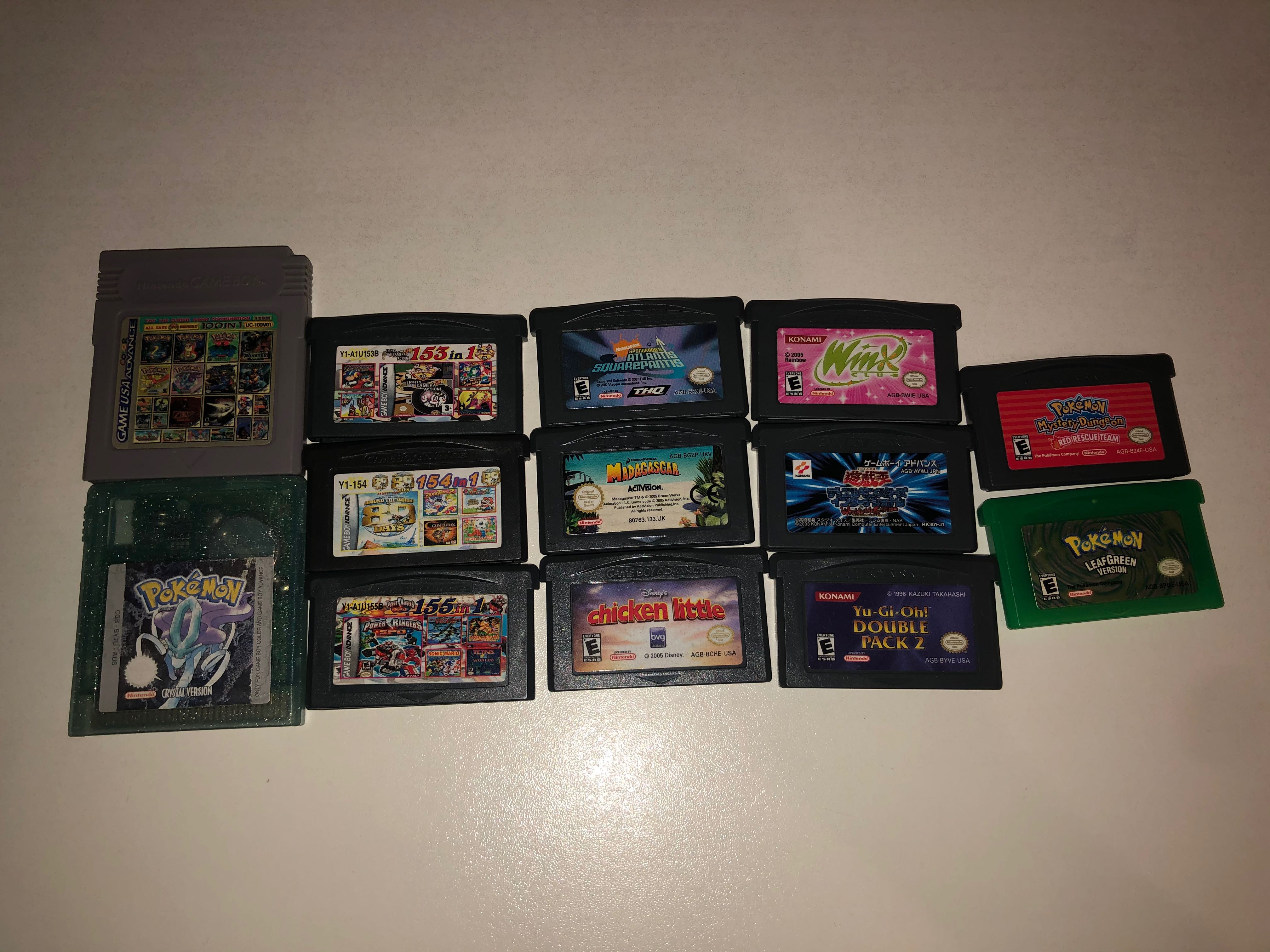 GAMEBOY ADVANCE CARTRIDGES, Video Gaming, Video Game Consoles, Nintendo