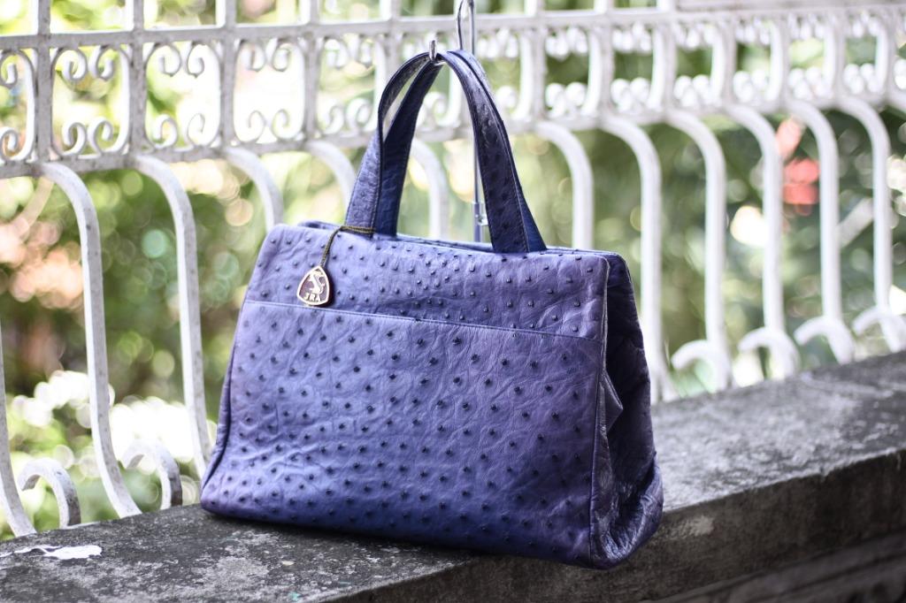 Genuine ostrich handbags clearance