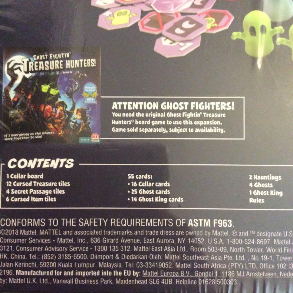 Ghost Fightin' Treasure Hunters Creepy Cellar expn -Box Torn, Hobbies &  Toys, Toys & Games on Carousell