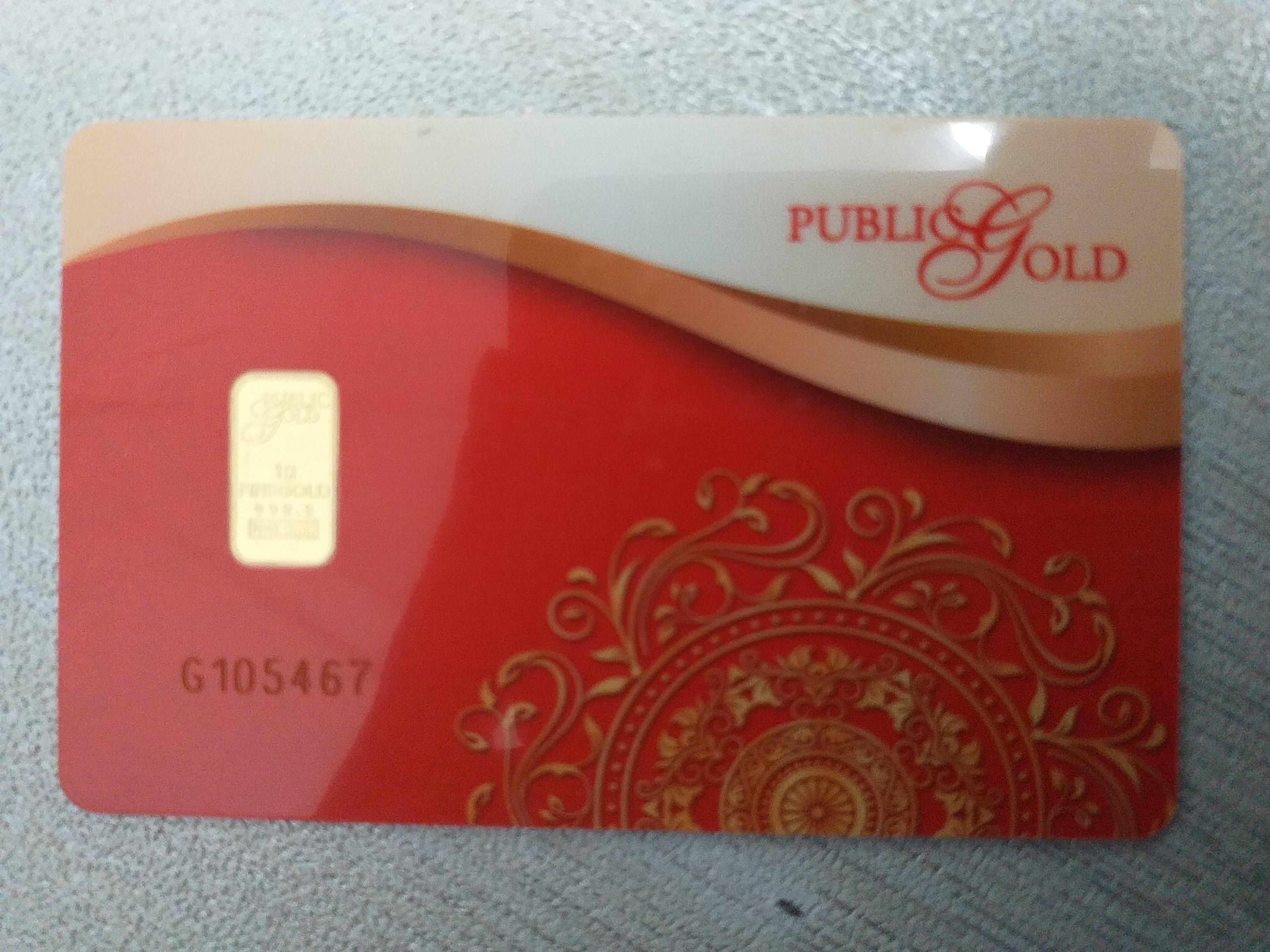 Gold Bar Public Gold 1 Gram Classic Luxury Accessories On Carousell