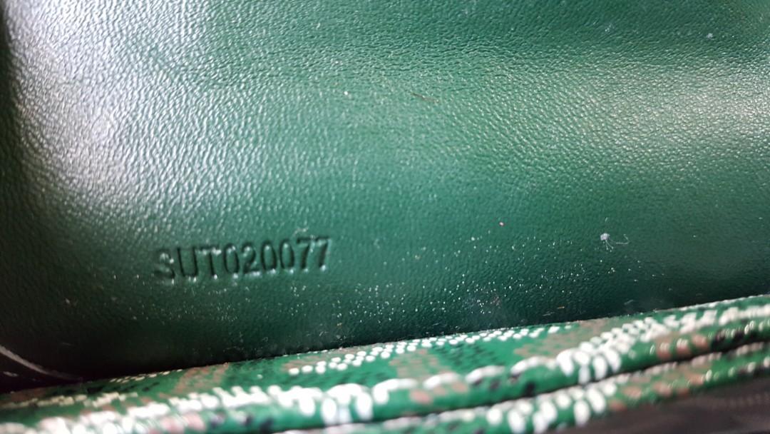 Goyard in green color authentic Luxury Bags Wallets on Carousell