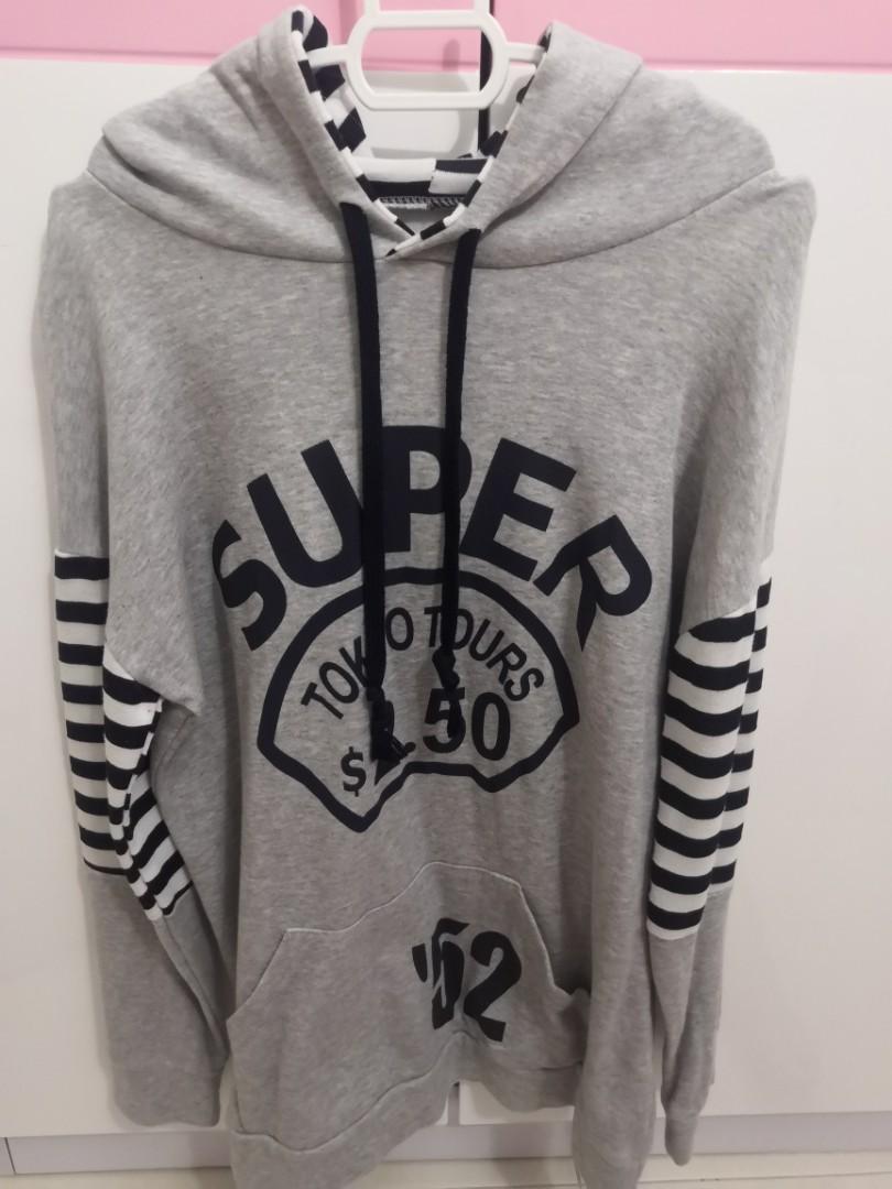 grey colour hoodie