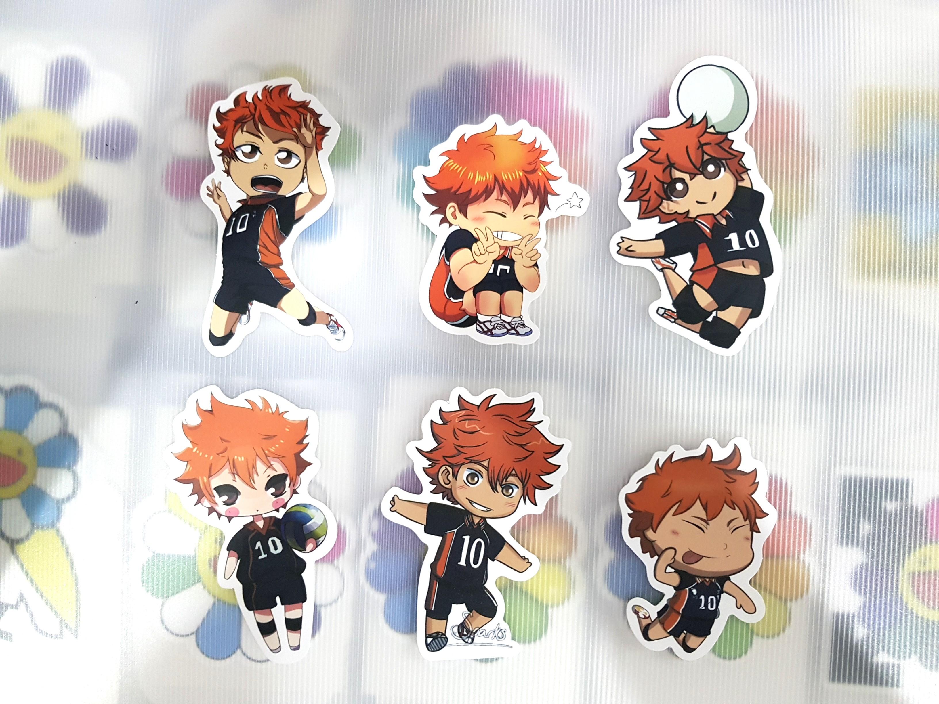 Get Wallpaper Haikyuu Hinata Shoyo Cute Sticker Set 1 5 Entertainment J Pop Free