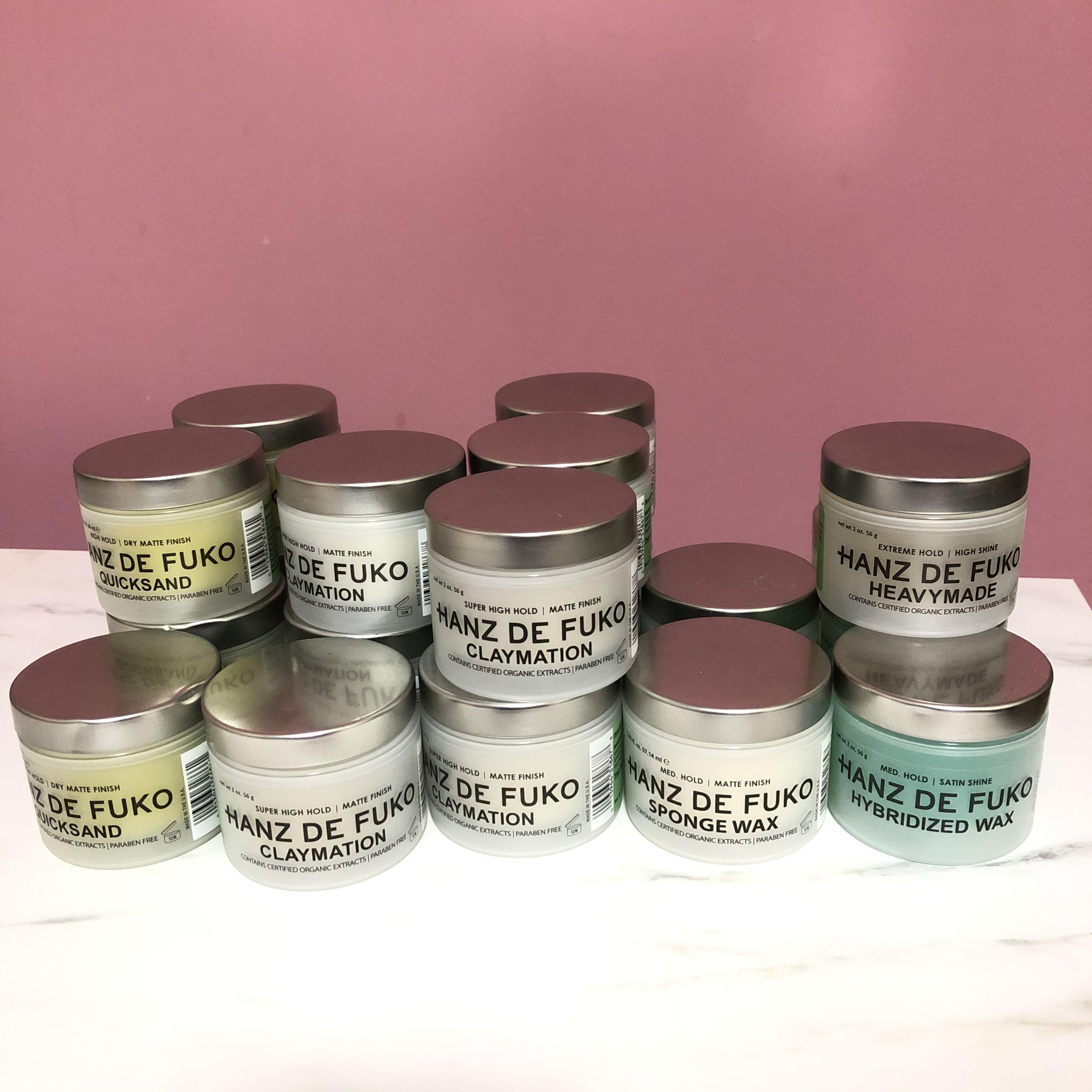 *INSTOCKS* Hanz De Fuko Claymation, Quicksand, Sponge Wax, Hybridized