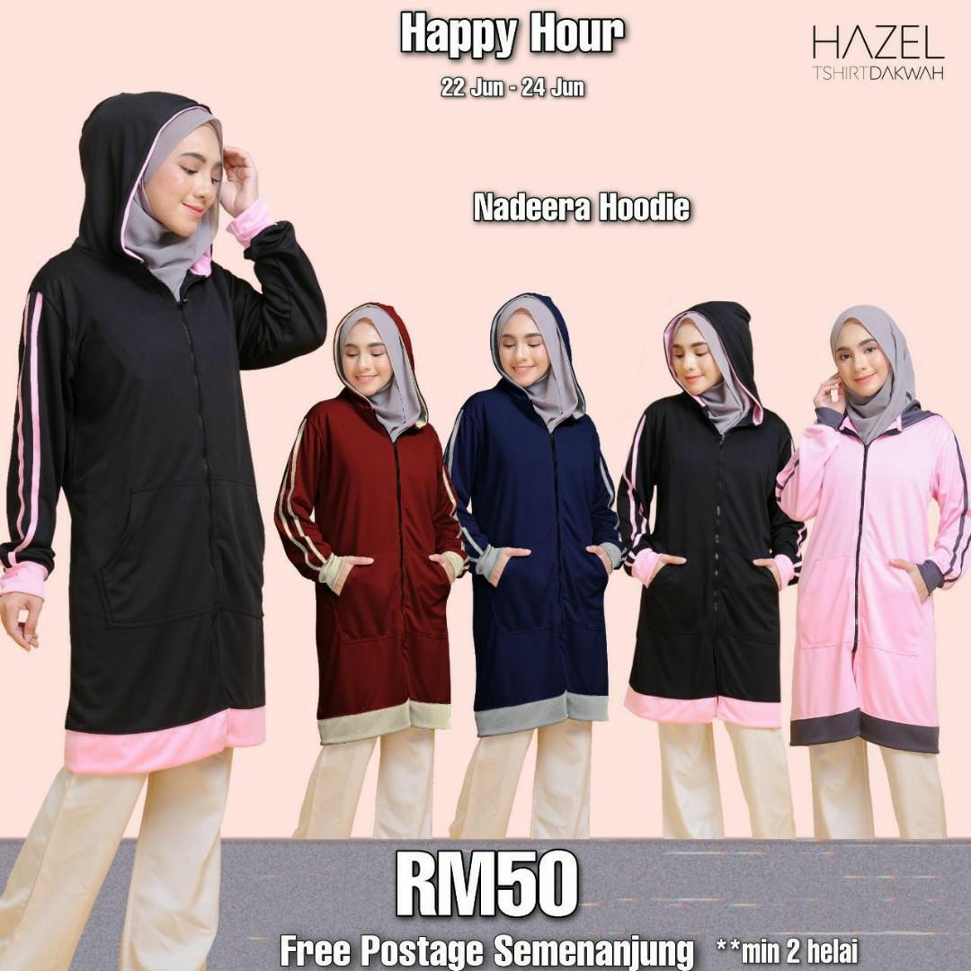Cardigan online hoodie muslimah