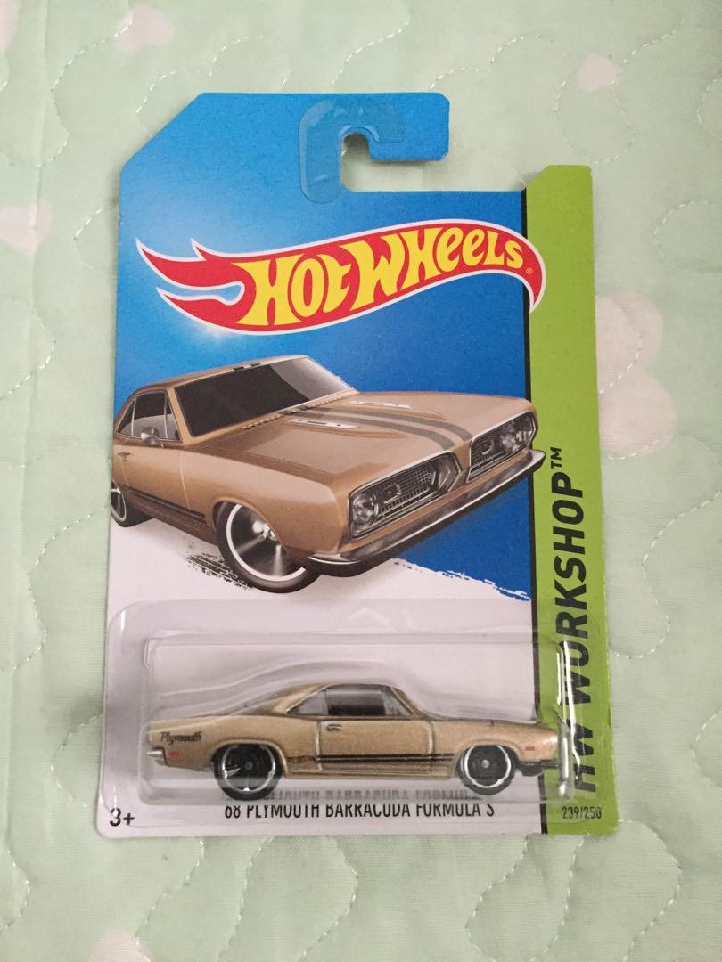 hot wheels 68 plymouth barracuda formula s