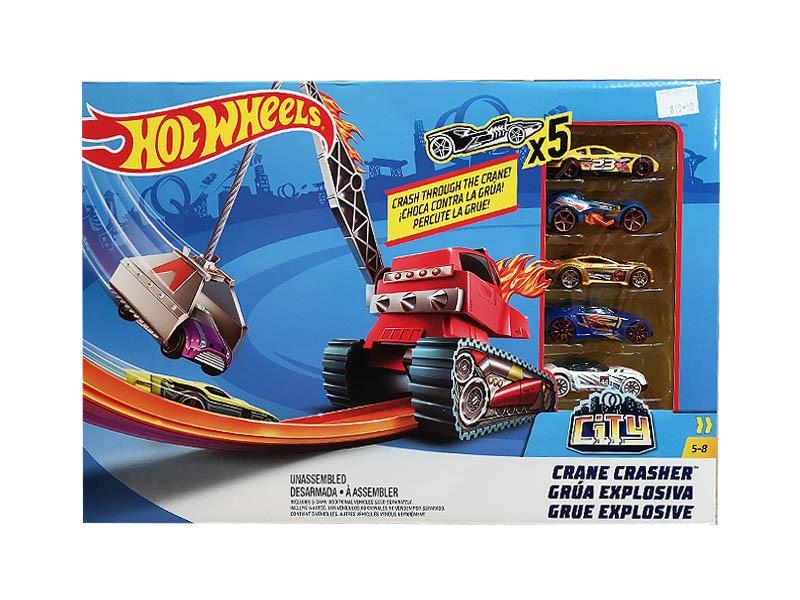 Crane crasher cheap hot wheels