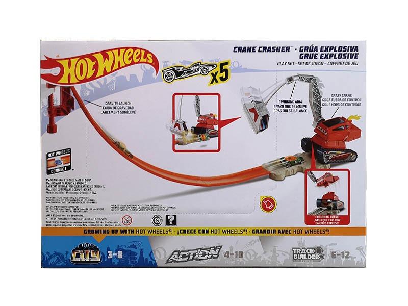 hot wheels crane crasher