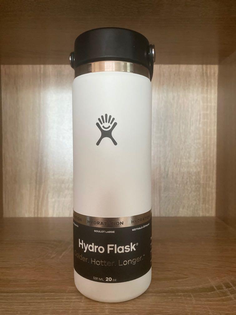 Hydro flask top 20 oz white