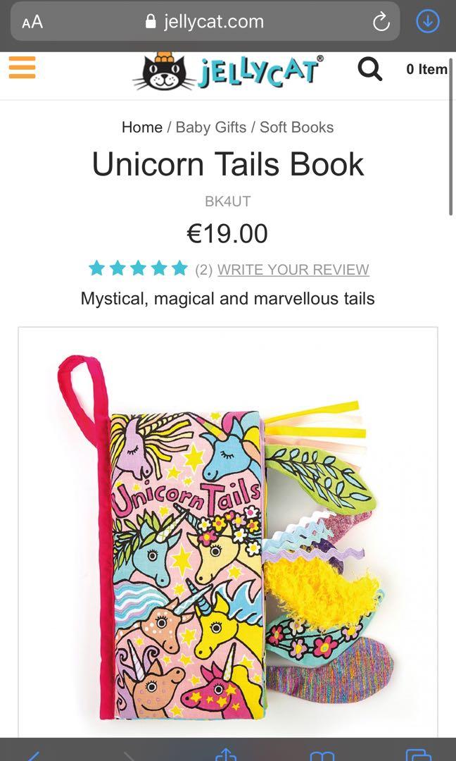 jellycat unicorn tails