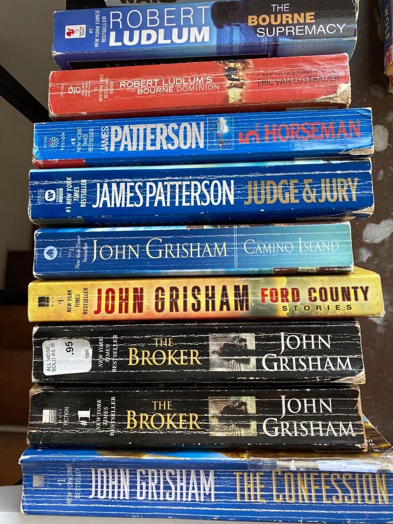 John Grisham James Patterson And Robert Ludlum Books Books Books On Carousell