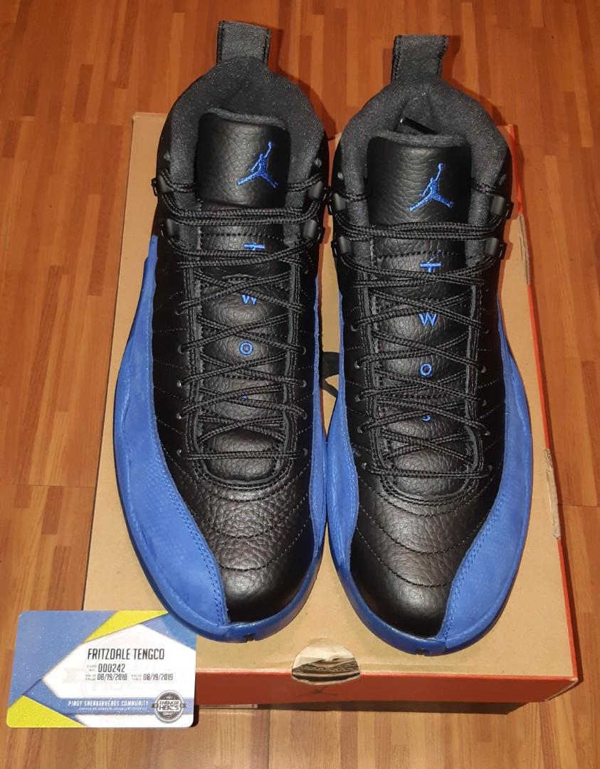 Jordan 12 Game Royal, Men's Fashion 
