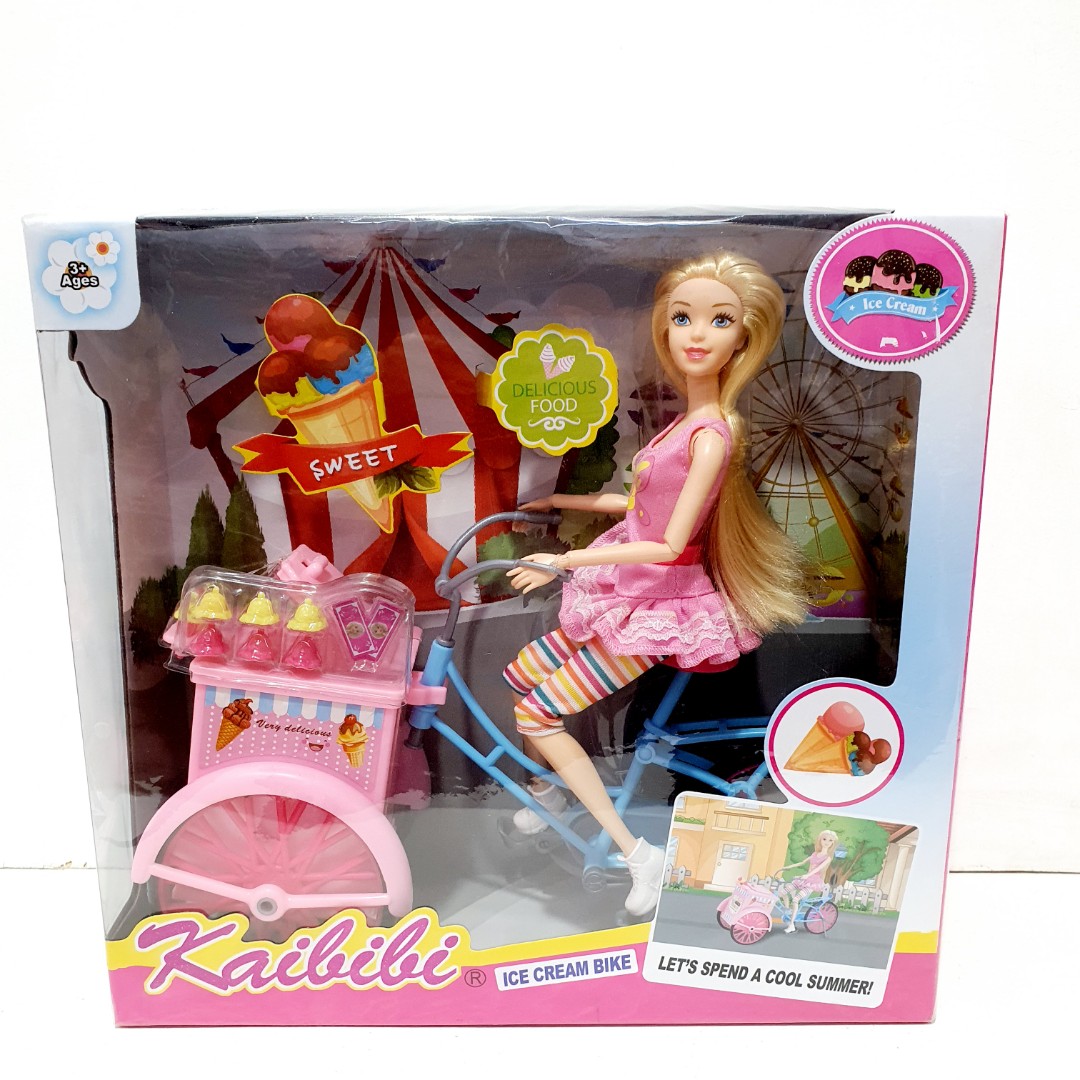 Kaibibi Ice Cream Bike Doll Hobbies Toys Toys Games on Carousell
