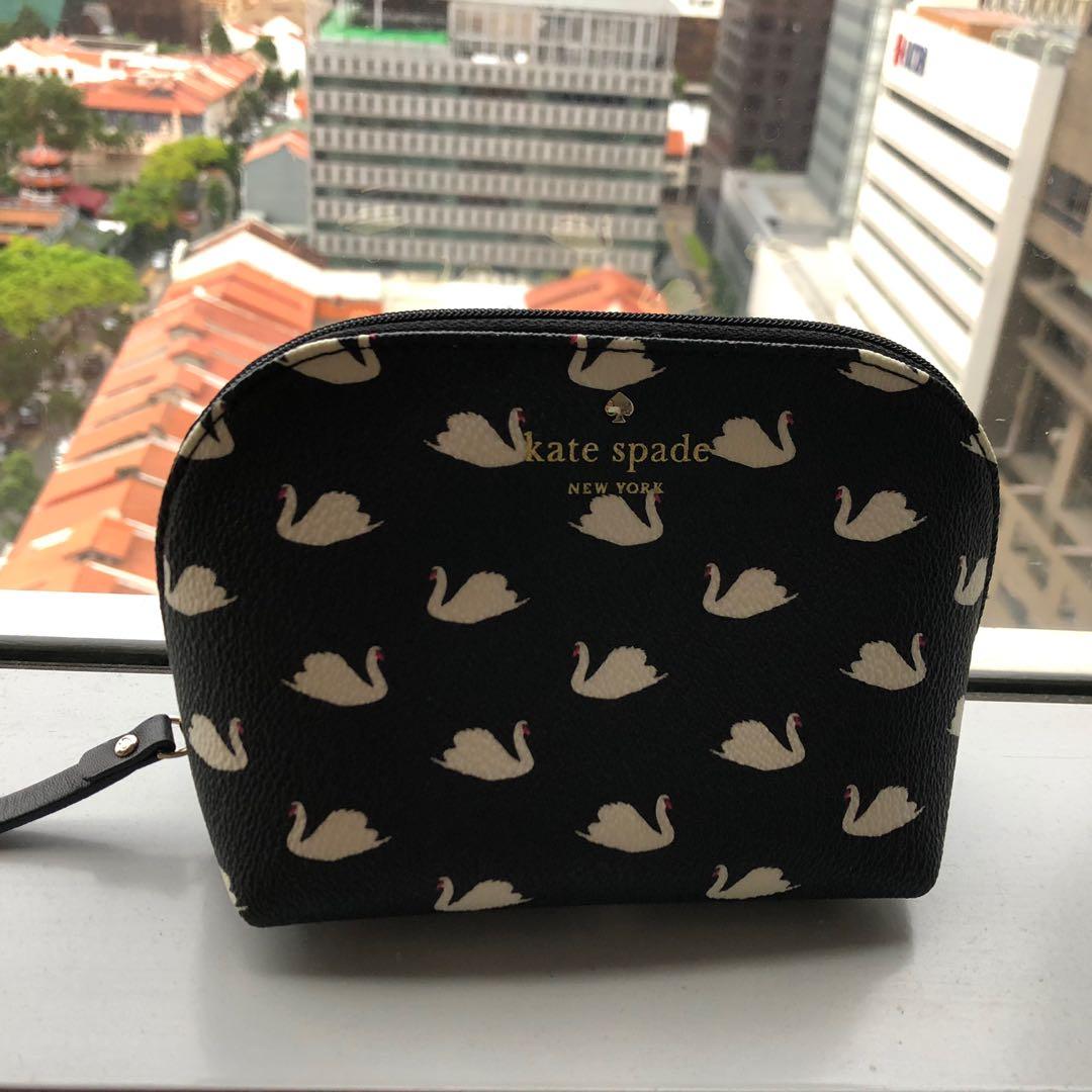 Kate Spade ♠️ Swan Clutch, Women's Fashion, Bags & Wallets, Clutches on  Carousell