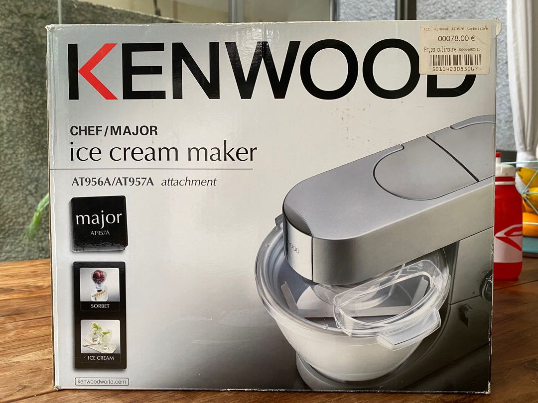 KENWOOD Ice cream maker, Home Appliances, Kitchenware on Carousell