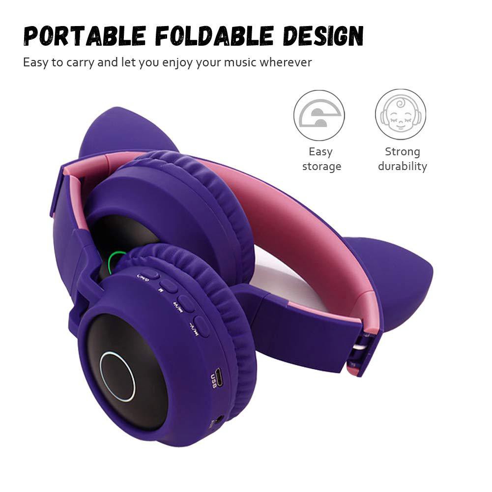 wireless headphones with storage for music