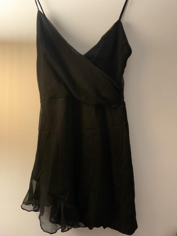 kayden chiffon frill dress