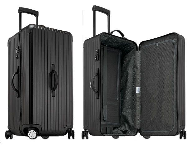 RIMOWA Salsa Sports 103L 4-wheel suitcase original cabin trunk black used