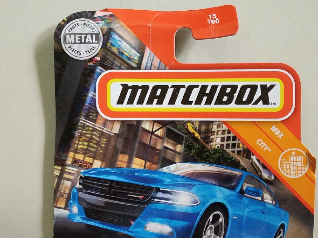 Matchbox GKL90 Short Card 2020 2018 Dodge Charger MBX City 15 100 