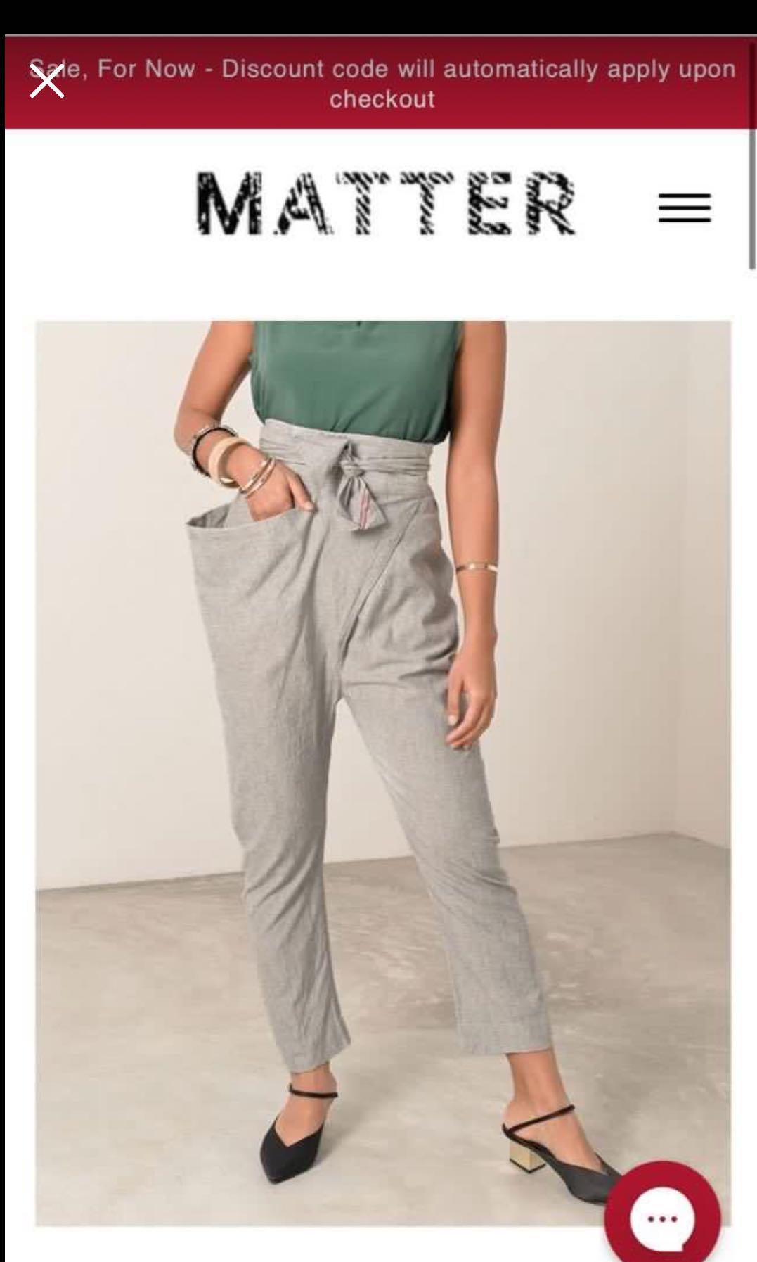 Matter Prints Sideswept Dhoti Graph 
