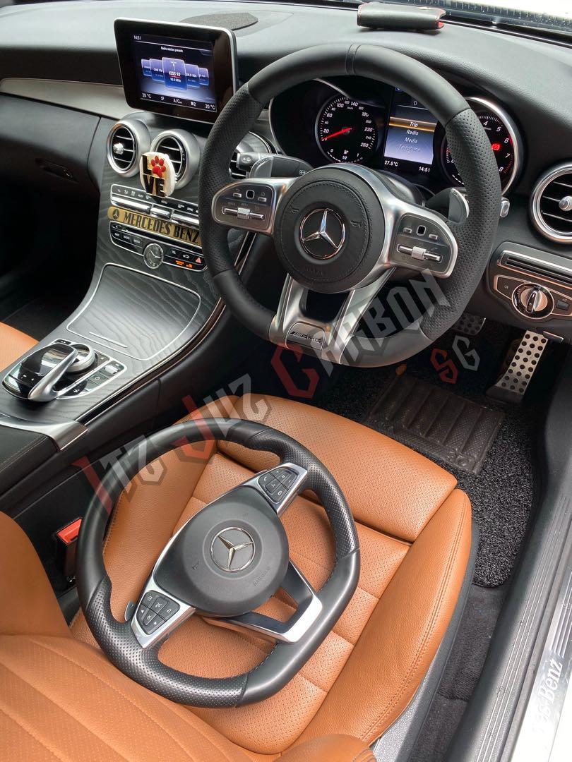 Mercedes w205 top steering wheel