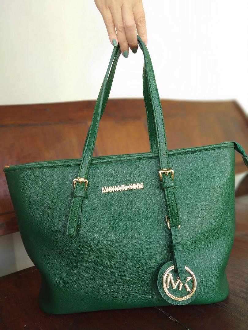 michael kors emerald green bag