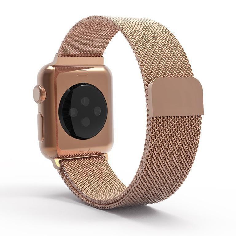 Milanese Apple Watch Strap Fullmosa Tm Milanese Loop 316l Stainless Steel Mesh With Adjustable Strong Closure For Apple Watch Iwatch Rose Gold 38mm Electronics Others On Carousell