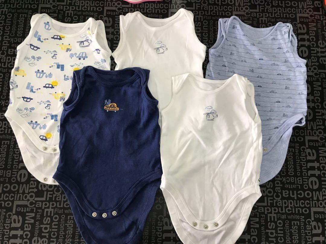 mothercare sleeveless bodysuits