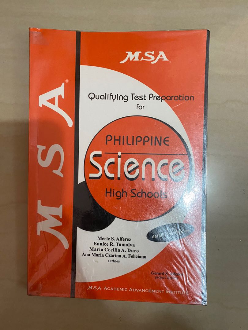 MSA Philippine Science High School Reviewer, Hobbies & Toys, Books