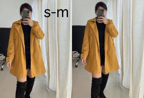 mustard winter jacket