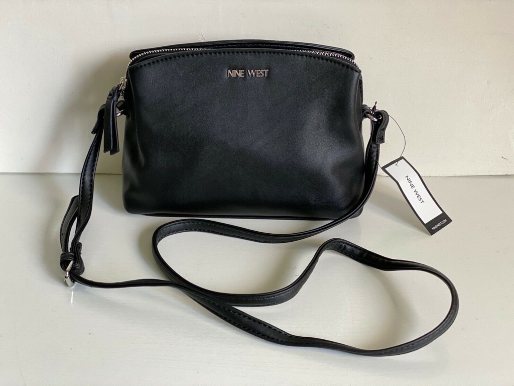 Nine west top black sling bag