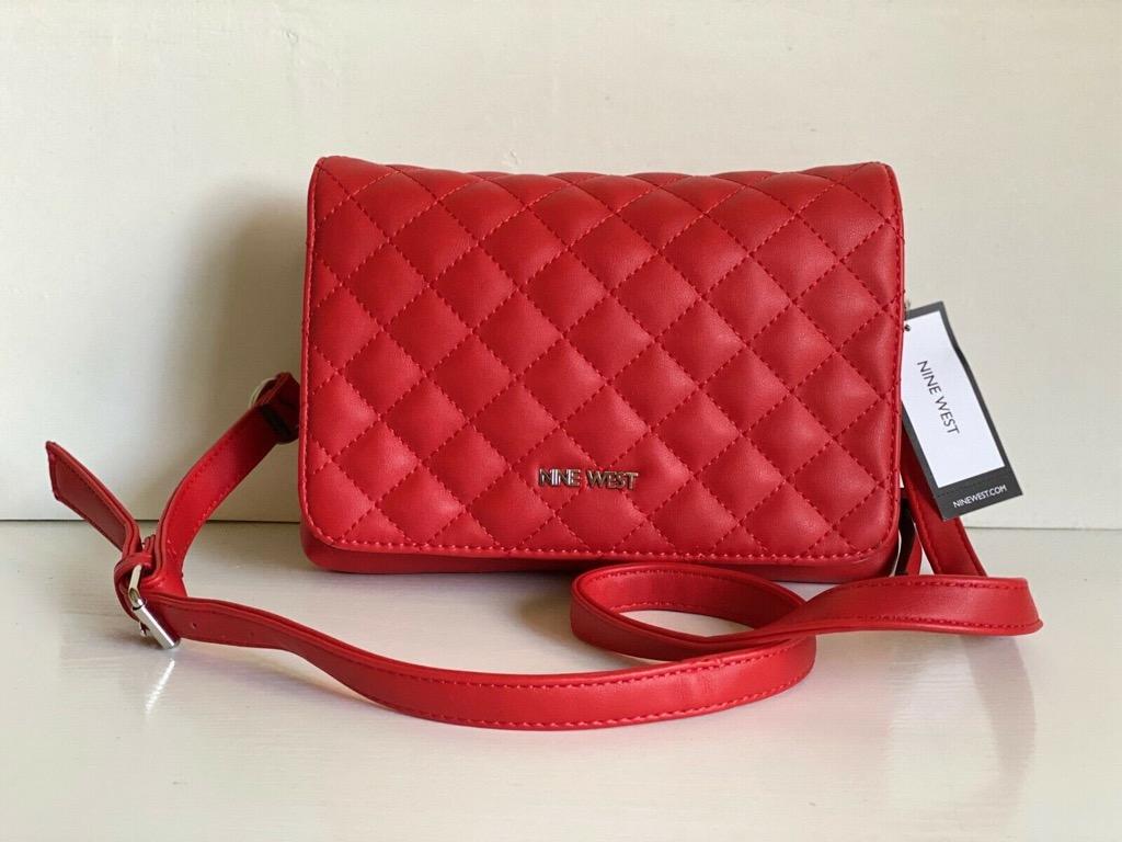 NEW NINE WEST HOLD THE KEY FRY RED CROSSBODY MESSENGER SLING BAG PURSE 59 SALE Women s Fashion Bags Wallets Cross body Bags on Carousell