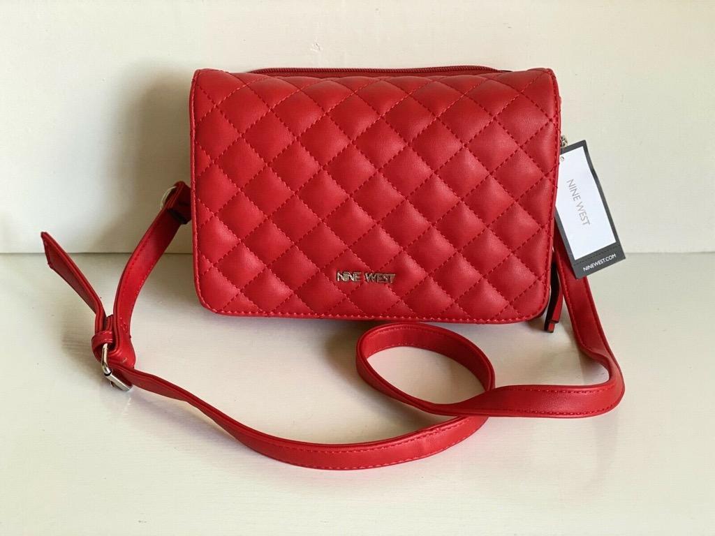 Nine west red purse online