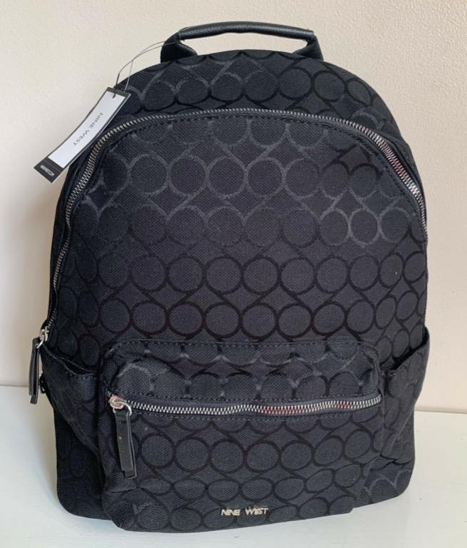 Nine west backpack black clearance
