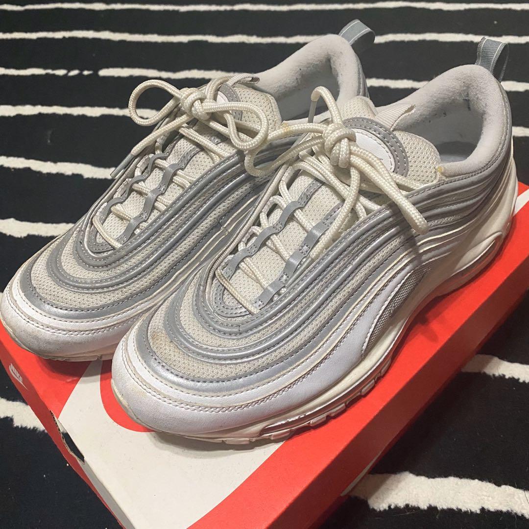 Nike Air Max 97 in White, Men's Fashion 