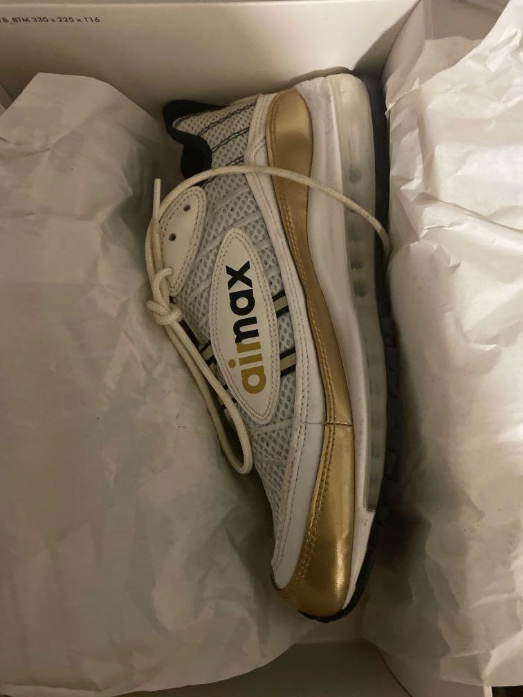 Nike air max 98 gold and silver store