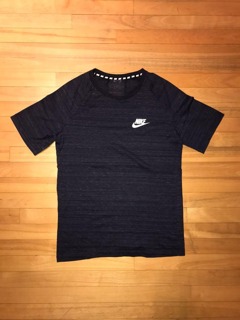 womens navy blue dri fit shirt