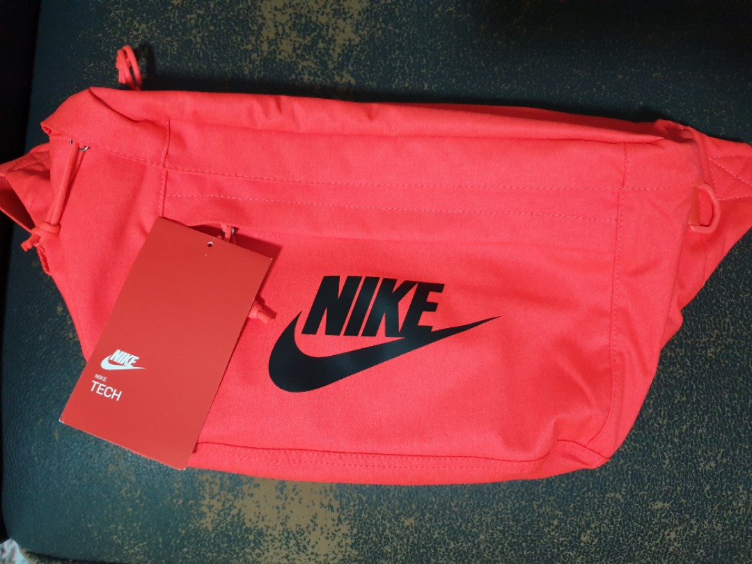 red nike waist bag