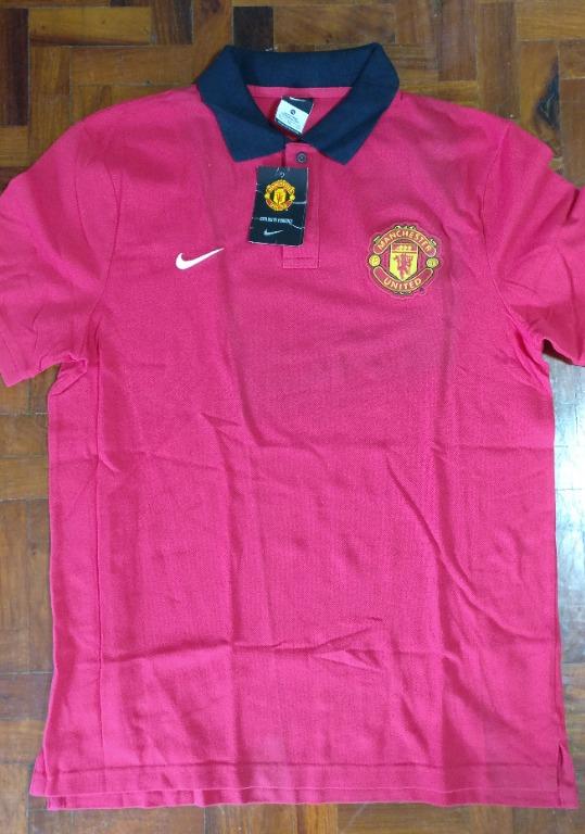 Nike Manchester United Polo Shirt Men S Fashion Clothes Tops On Carousell