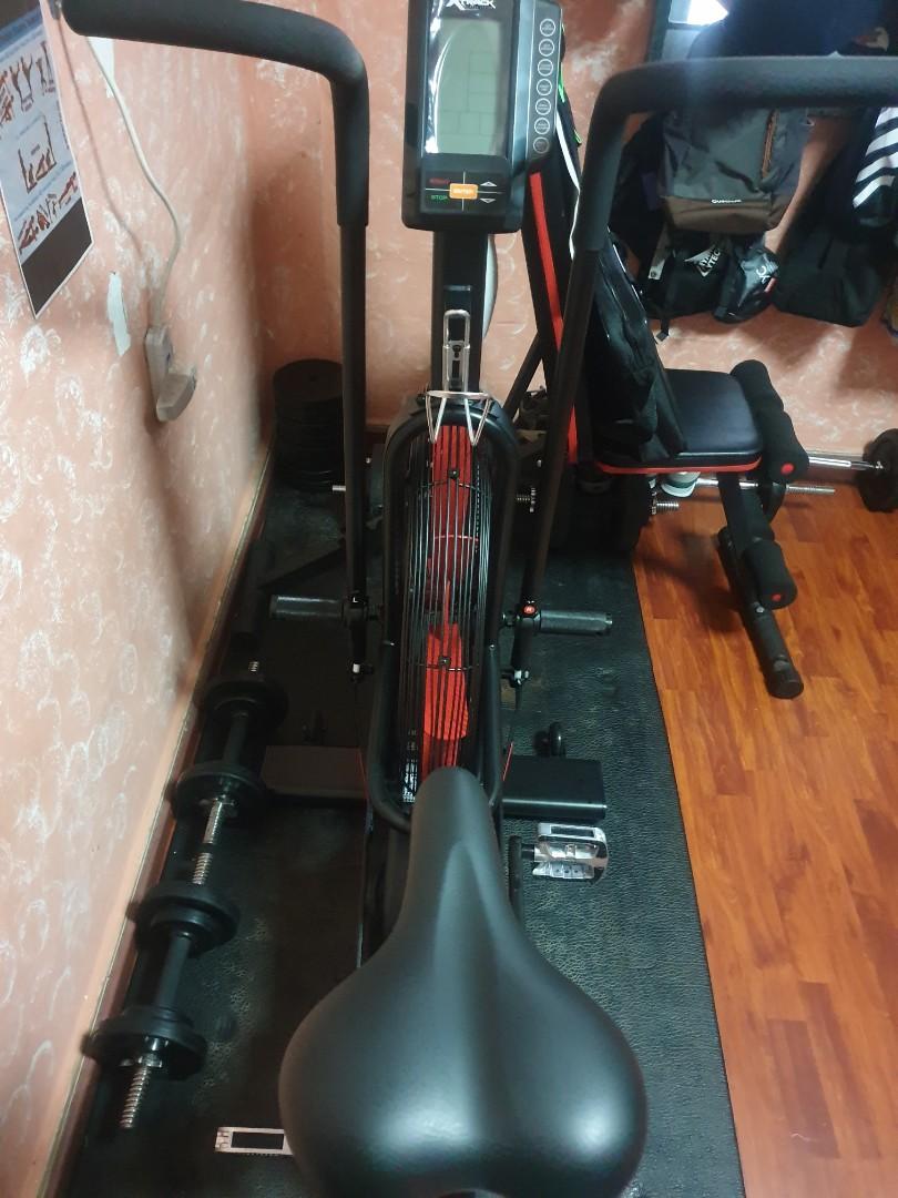 One month old cross fit air fan bike Sports Equipment Exercise