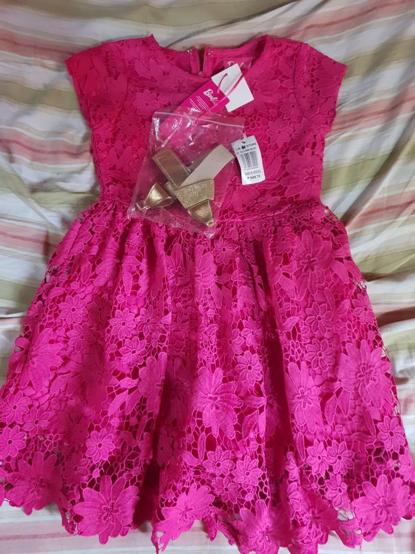 Barbie Party dress, Babies & Kids, Babies & Kids Fashion on Carousell
