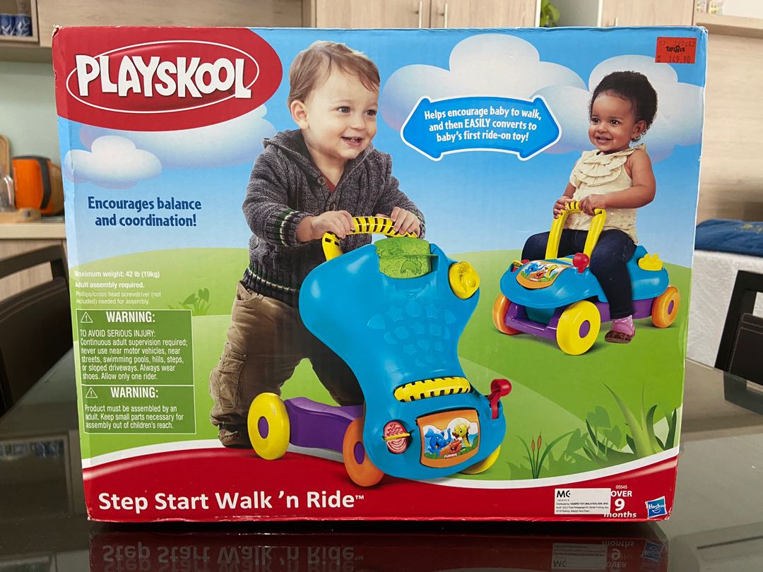 playskool walk and ride