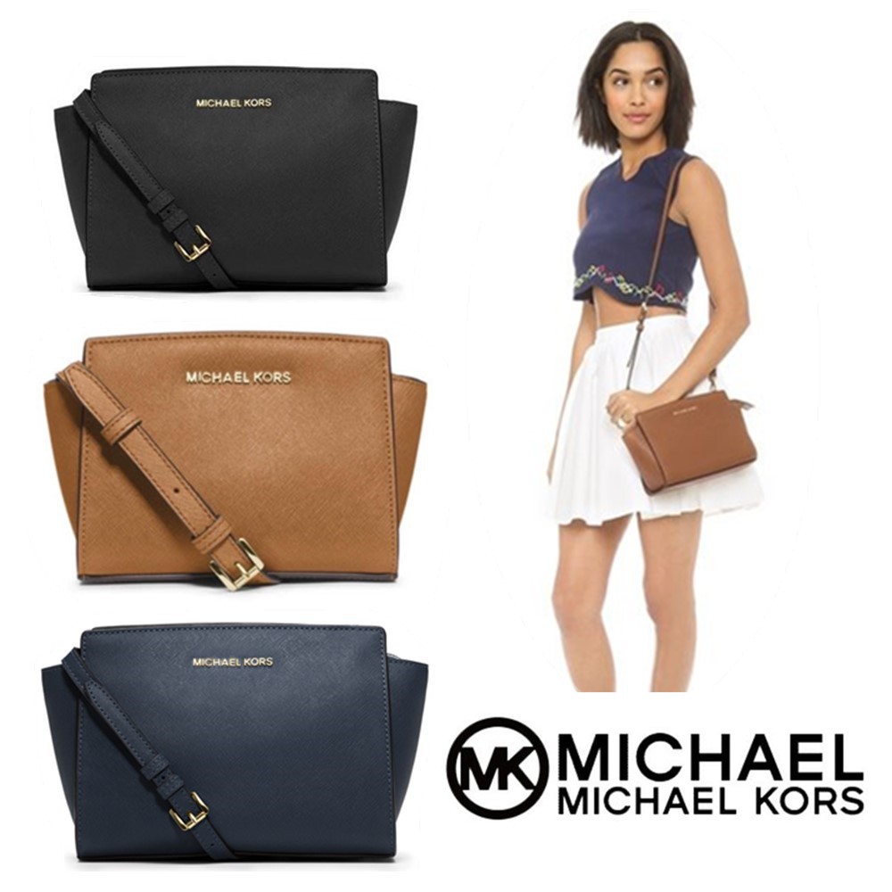 michael kors selma medium crossbody bag