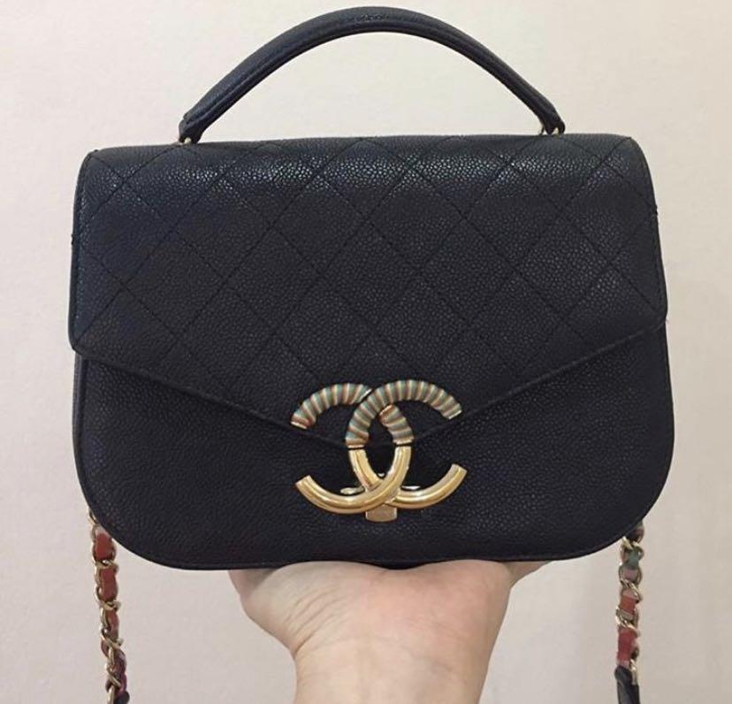 Reduced Price Chanel Flap In Black Caviar Ghw Luxury Bags Wallets On Carousell