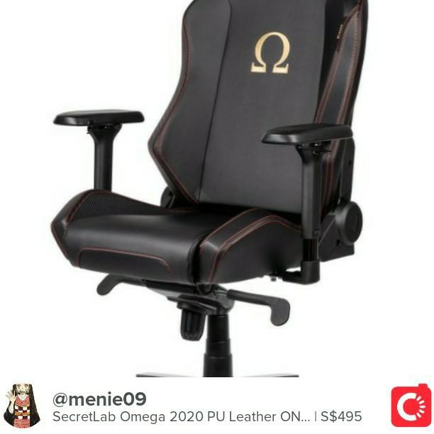 FAST DEAL Secretlab Omega 2020 PU Leather Only. Furniture