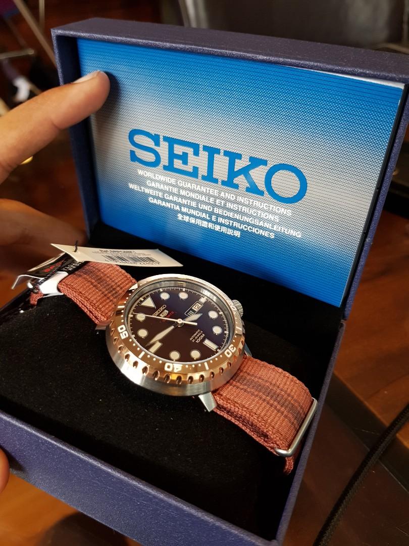 Seiko 5 'Bottle Cap' Root Beer 100m Automatic SRPC68K1, Men's Fashion,  Watches & Accessories, Watches on Carousell