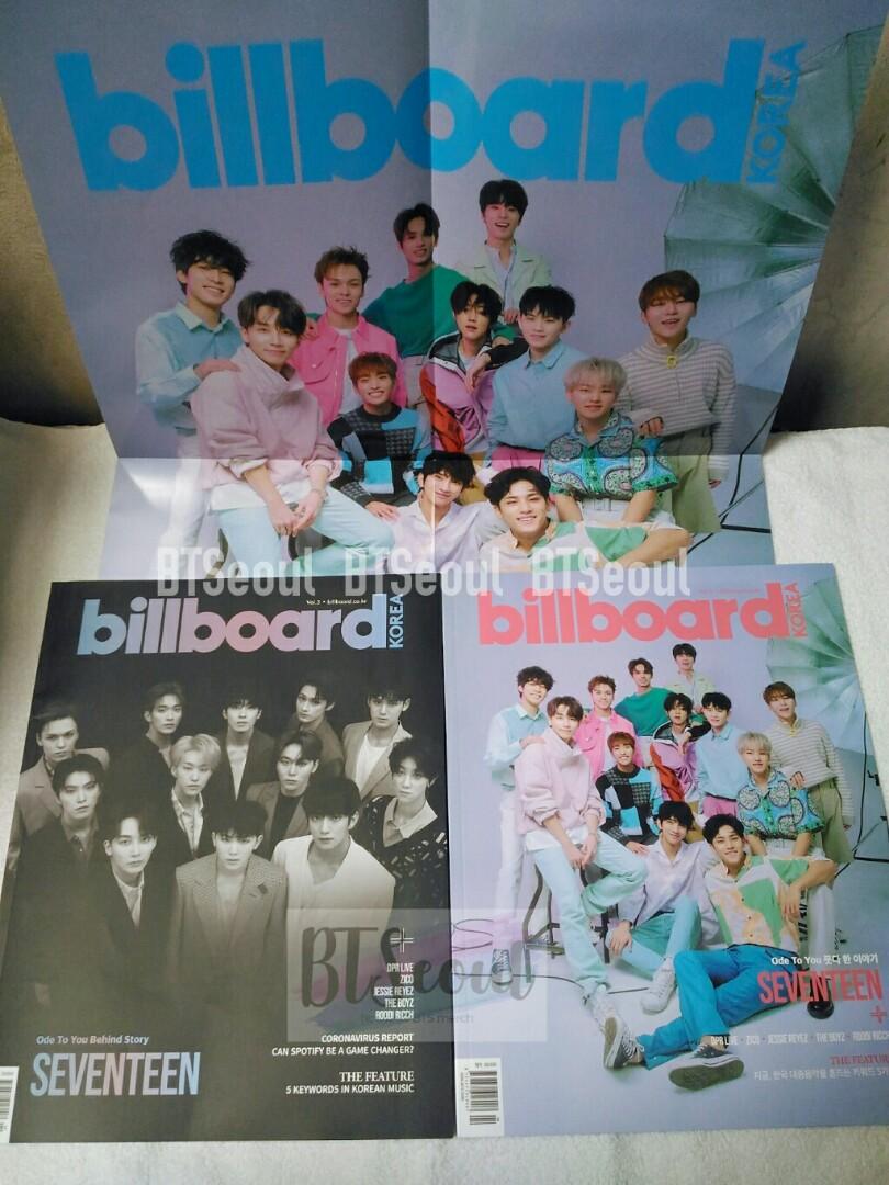 SEVENTEEN BILLBOARD KOREA MAGAZINE ISSUE ON HAND, Hobbies & Toys